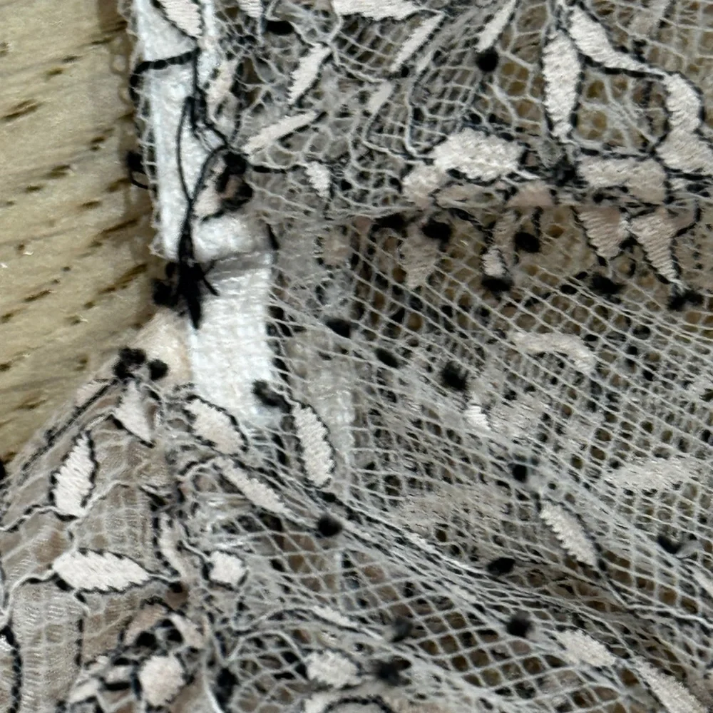 NEW Free People Heavenly Lace Tunic Top Champagne Toast Size XS Romantic‎ Blouse